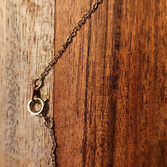 Stunning Amythest Necklace NWOT 14K Goldplated - Picture 3 of 5